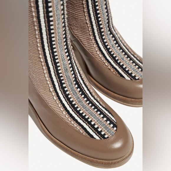 Free People x Amambaih Julia Fabric Boot Size 6.5 NWT - Picture 3 of 16